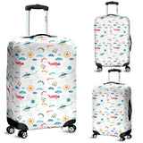 Helicopter Plane Pattern Luggage Covers