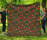 Squirrel Pattern Print Design 03 Premium Quilt