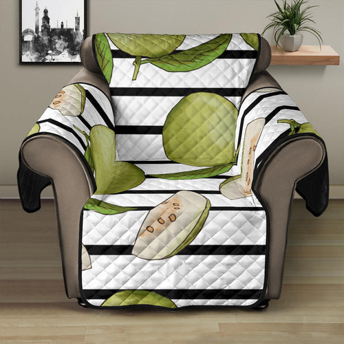 Guava Pattern Stripe background Recliner Cover Protector