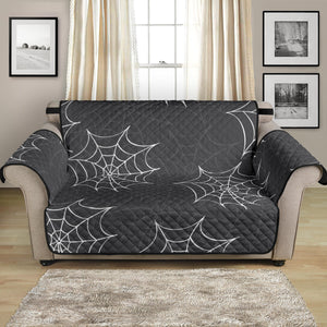 Cobweb Spider Web Pattern Loveseat Couch Cover Protector