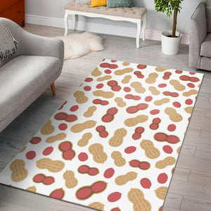 Peanut Theme Pattern Area Rug