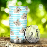 Sleep Koala Pattern Tumbler