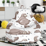 Sea Lion Pattern Background Bean Bag Cover