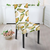 Sandwich Pattern Print Design 05 Dining Chair Slipcover