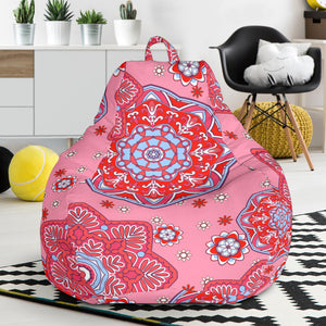 Indian Pink Pattern Bean Bag Cover