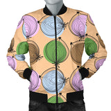 Onion Pattern Men Bomber Jacket