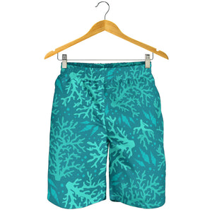 Coral Reef Pattern Print Design 01 Men Shorts