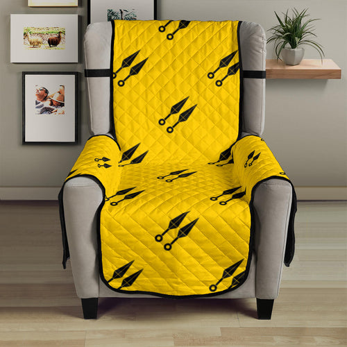 Ninja Weapon Pattern Chair Cover Protector