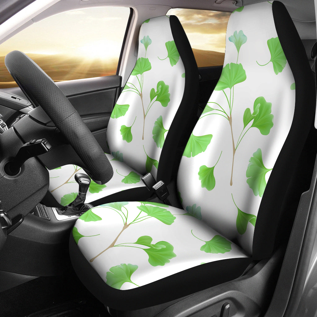 Ginkgo Leaves Pattern Universal Fit Car Seat Covers