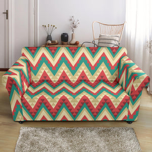 Zigzag Chevron Pattern Loveseat Couch Slipcover