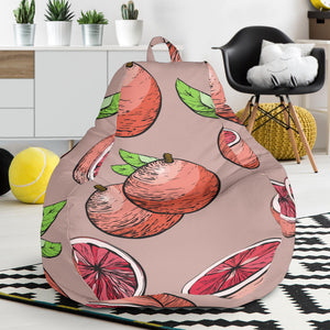 Grapefruit Pattern Background Bean Bag Cover