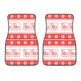 Chemistry Periodic Table Pattern Print Design 03 Front Car Mats