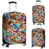 Halloween Candy Pattern Luggage Covers