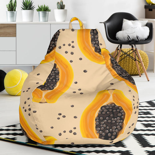 Papaya Pattern Bean Bag Cover