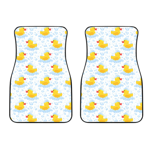 Duck Toy Pattern Print Design 03 Front Car Mats