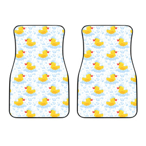 Duck Toy Pattern Print Design 03 Front Car Mats