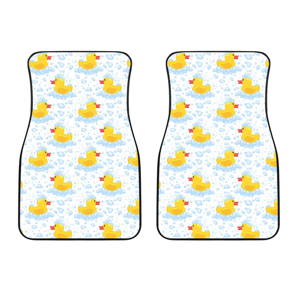 Duck Toy Pattern Print Design 03 Front Car Mats