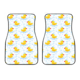 Duck Toy Pattern Print Design 03 Front Car Mats