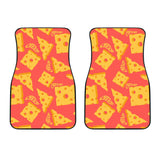Sliced Cheese Pattern  Front Car Mats