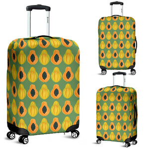 Papaya Pattern Background Luggage Covers