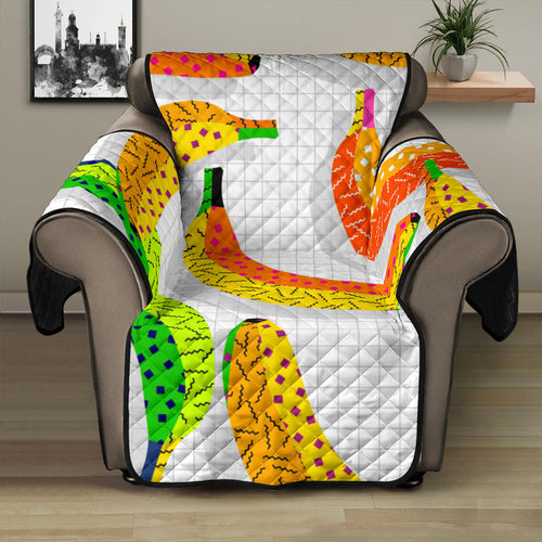 Banana Geometric Pattern Recliner Cover Protector