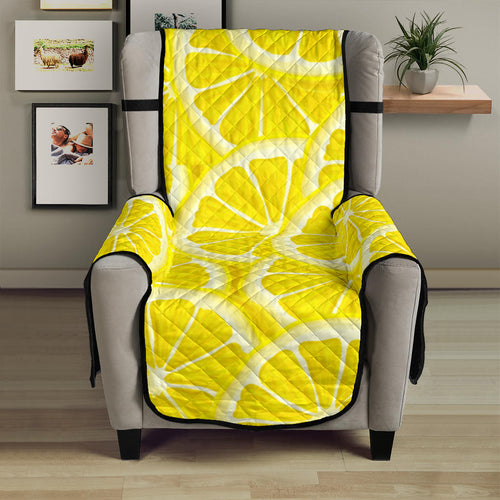 Sliced Lemon Pattern Chair Cover Protector