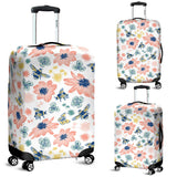 Hand Drawn Bee Pattern Luggage Covers