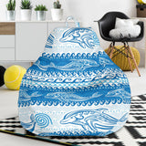 Dolphin Tribal Pattern background Bean Bag Cover