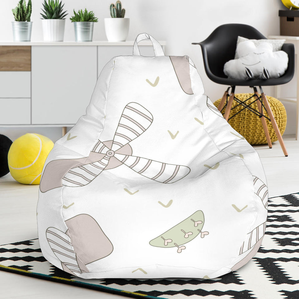 Windmill Pattern Background Bean Bag Cover