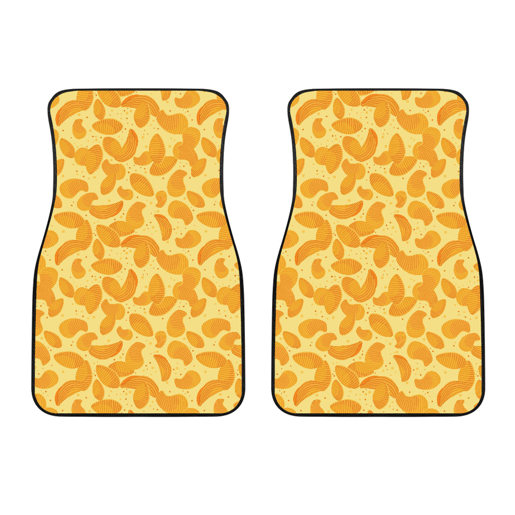 Potato Chips Pattern Print Design 04 Front Car Mats