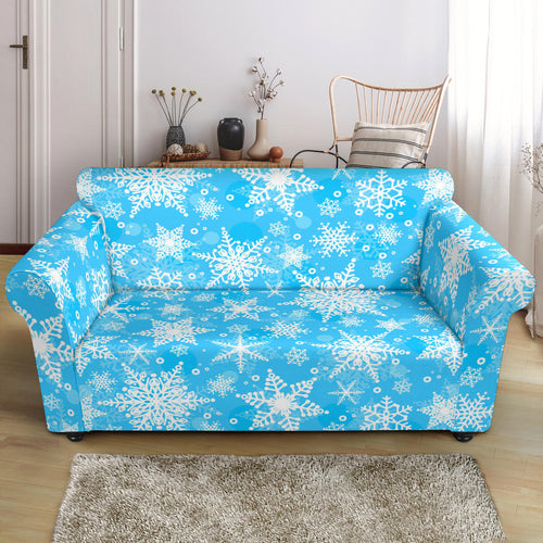 Snowflake Pattern Loveseat Couch Slipcover