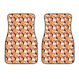 Squirrel Pattern Print Design 04 Front Car Mats