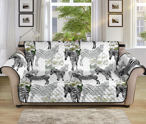 Zebra Pattern Sofa Cover Protector