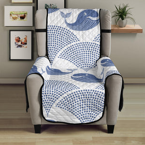 Whale Pattern Chair Cover Protector