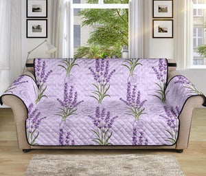 Lavender Pattern Background Sofa Cover Protector