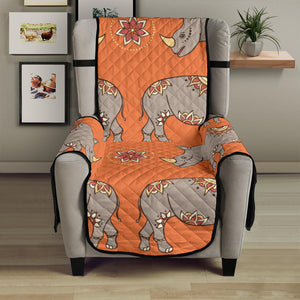 Rhino Pattern Theme Chair Cover Protector