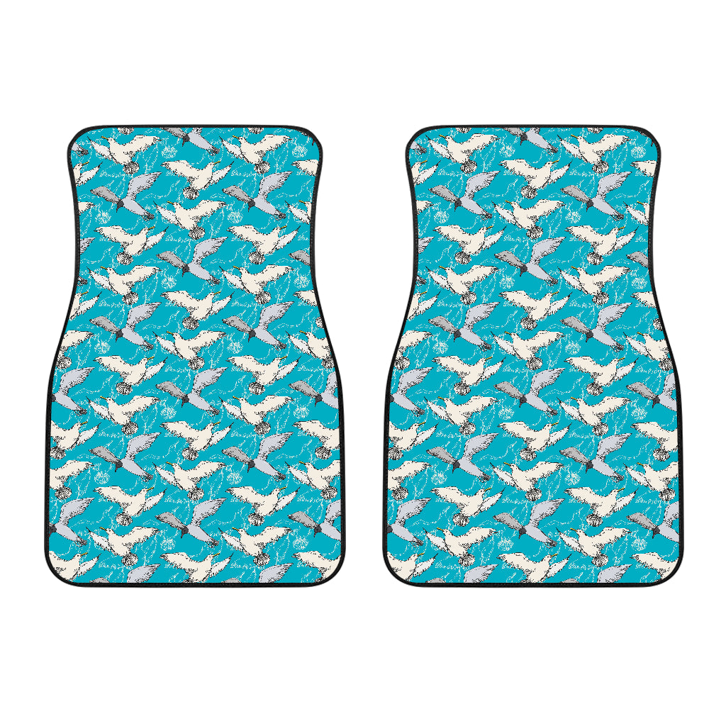 Seagull Pattern Print Design 03 Front Car Mats