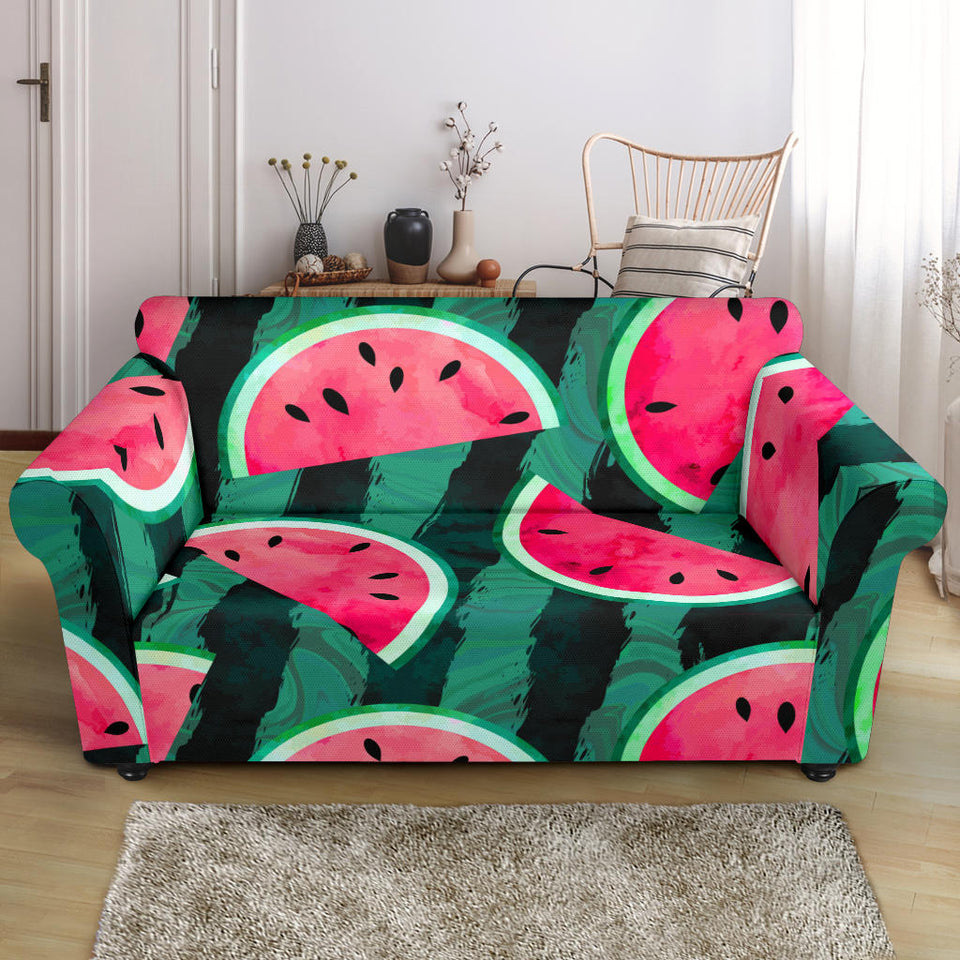 Watermelon Pattern Loveseat Couch Slipcover