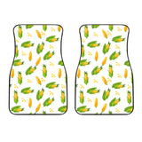 Corn Pattern Print Design 01 Front Car Mats