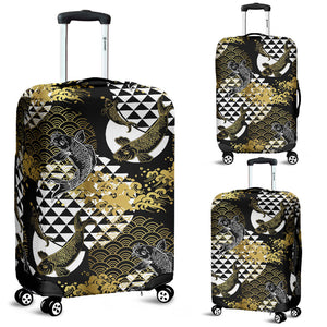 Koi Fish Carp Fish Japanese Pattern Luggage Covers