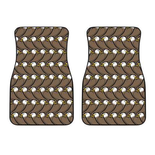 Eagle Pattern Print Design 02 Front Car Mats