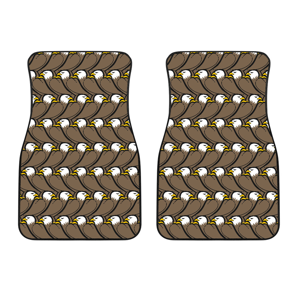 Eagle Pattern Print Design 02 Front Car Mats