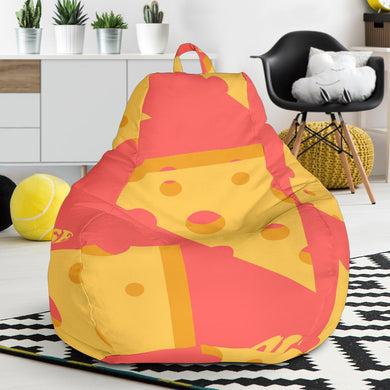 Sliced Cheese Pattern  Bean Bag Cover