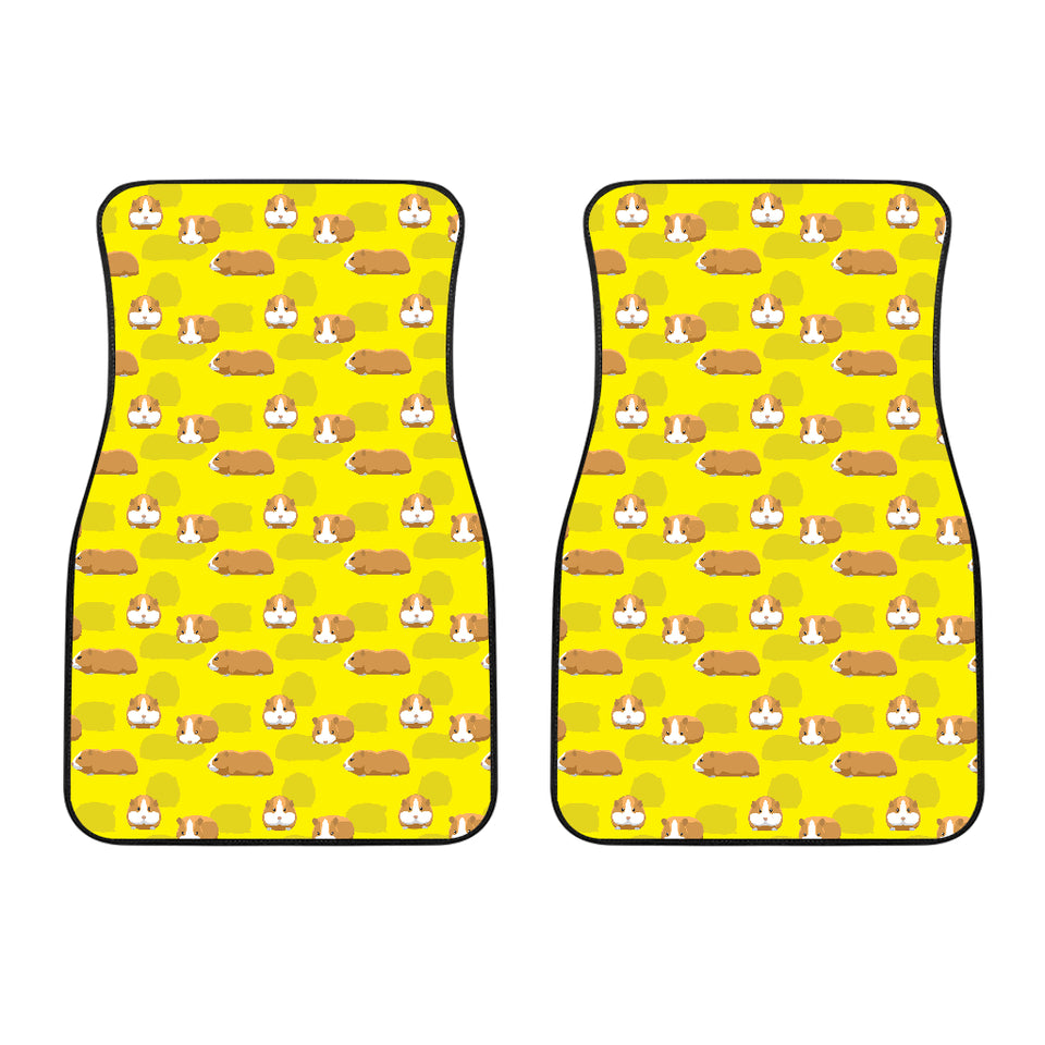 Guinea Pig Pattern Print Design 04 Front Car Mats