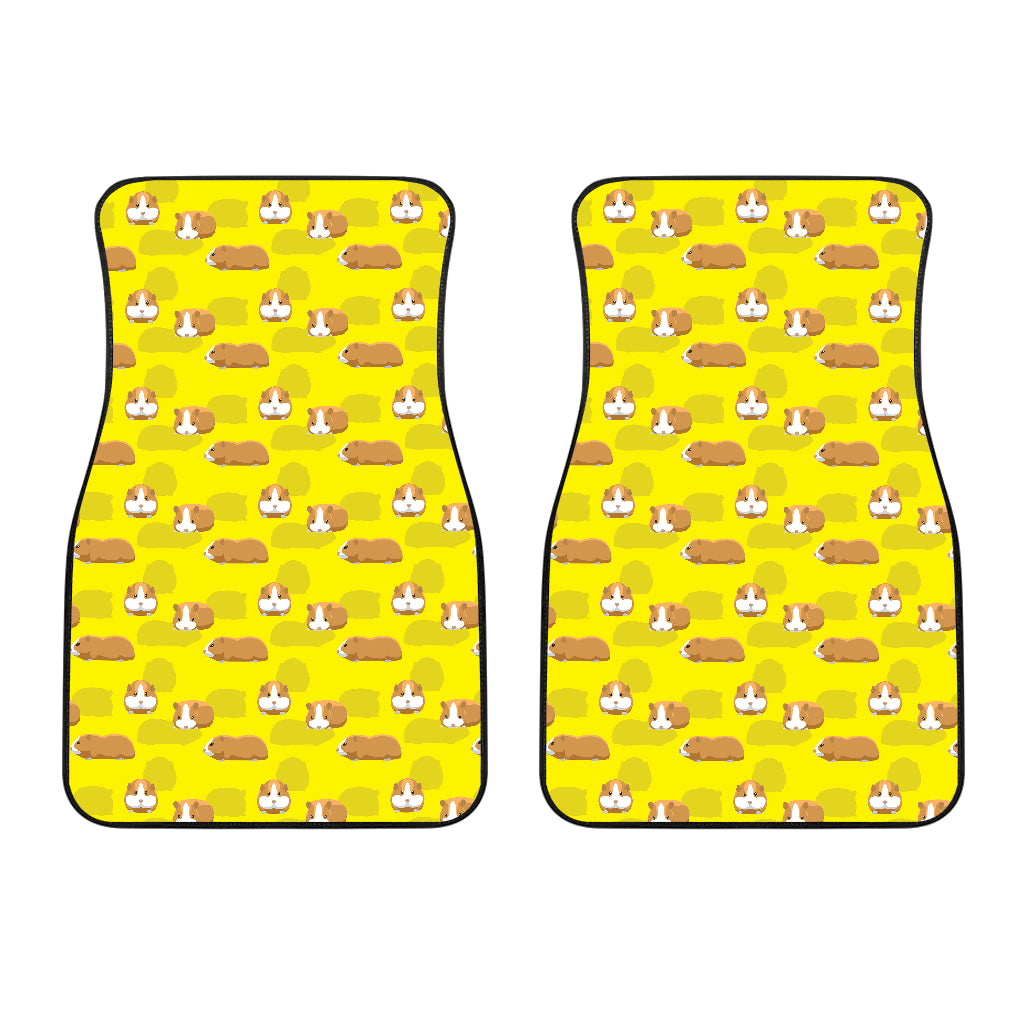 Guinea Pig Pattern Print Design 04 Front Car Mats