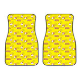 Guinea Pig Pattern Print Design 04 Front Car Mats