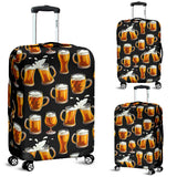 Beer Pattern Background Luggage Covers