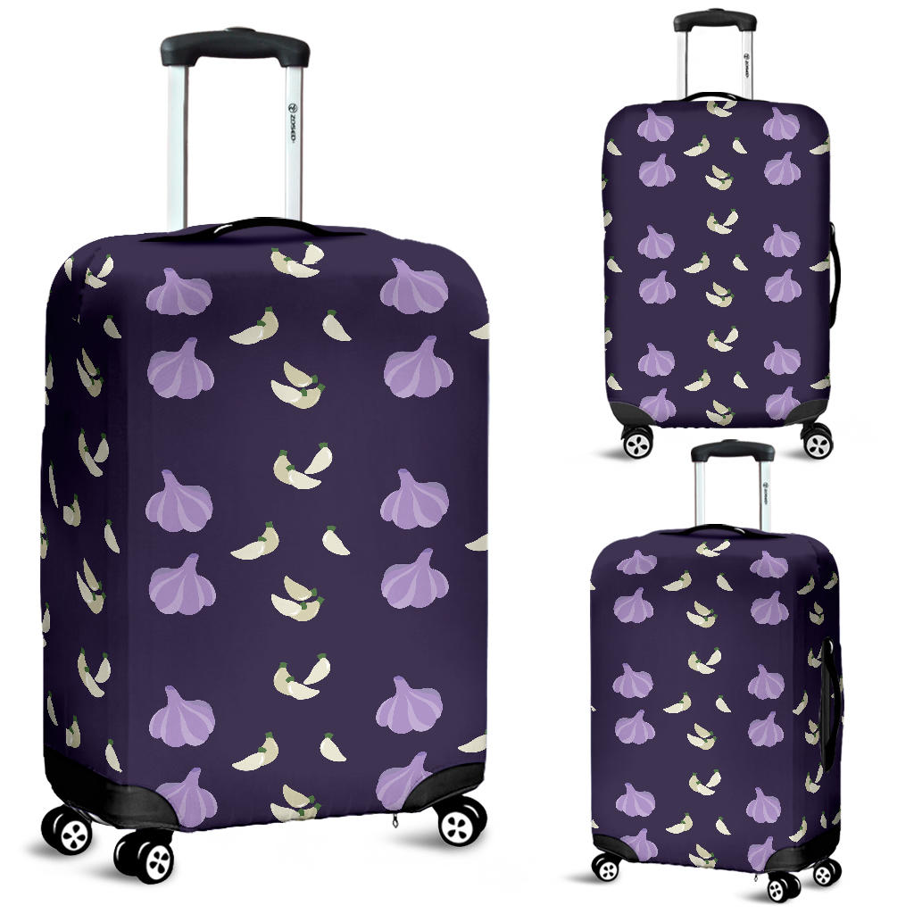 Garlic Pattern Background Theme Luggage Covers