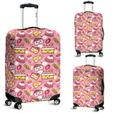 Cake Pattern Background Luggage Covers