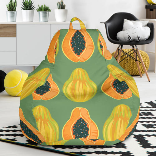 Papaya Pattern Background Bean Bag Cover